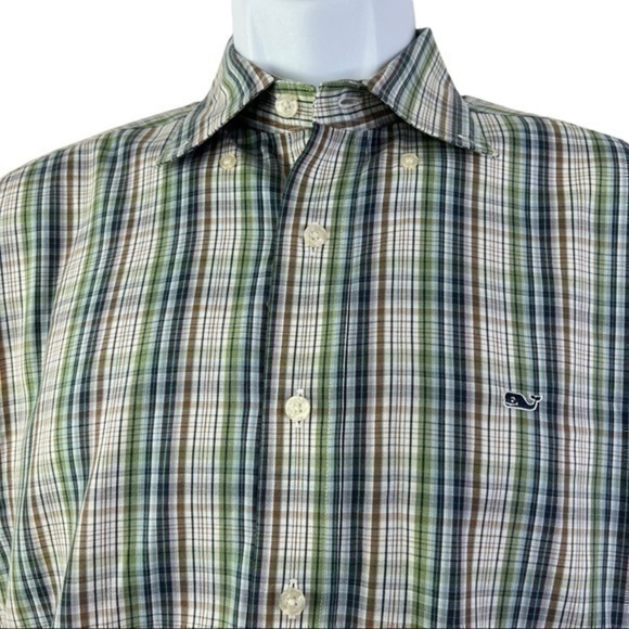 Vineyard Vines Men Casual Shirt Buttons Down Plaid Sz S - Picture 4 of 12